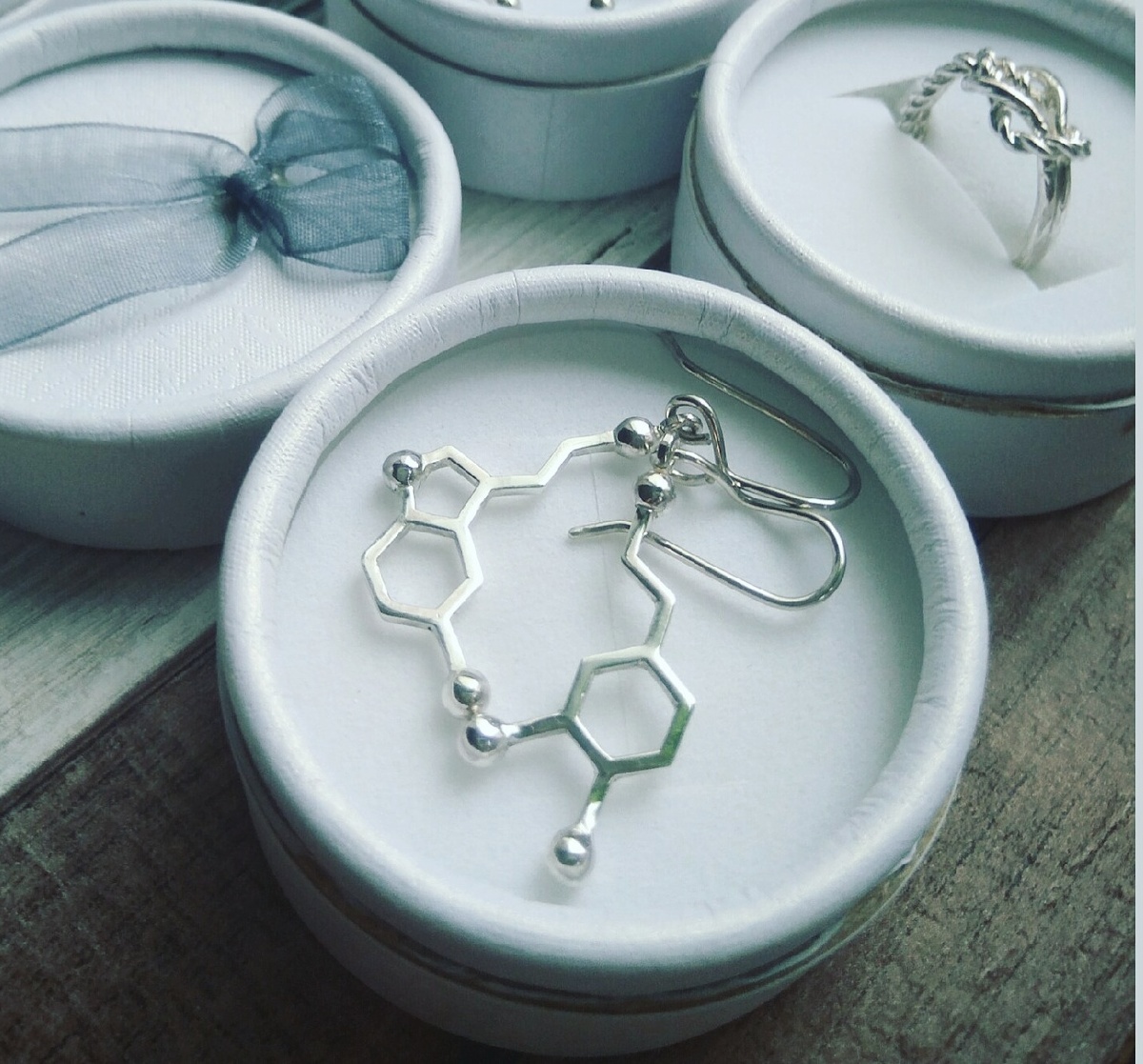 серьги молекулы С + Д 